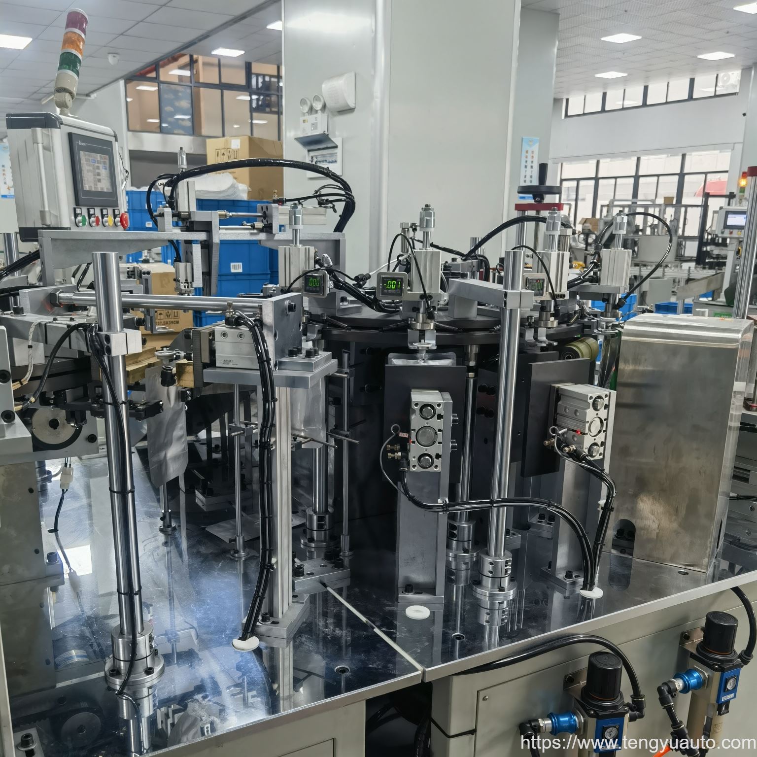 industrial automatizado de embalaje de equipos